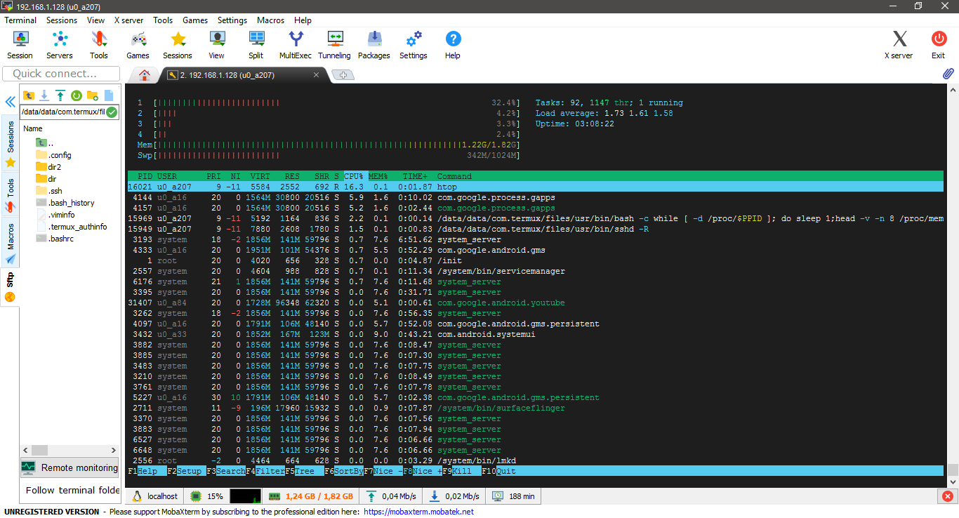 Замена SFTP MobaXterm для Linux в Desktop GNOME – itnots.ru